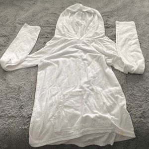 SO children’s lightweight white hoodie